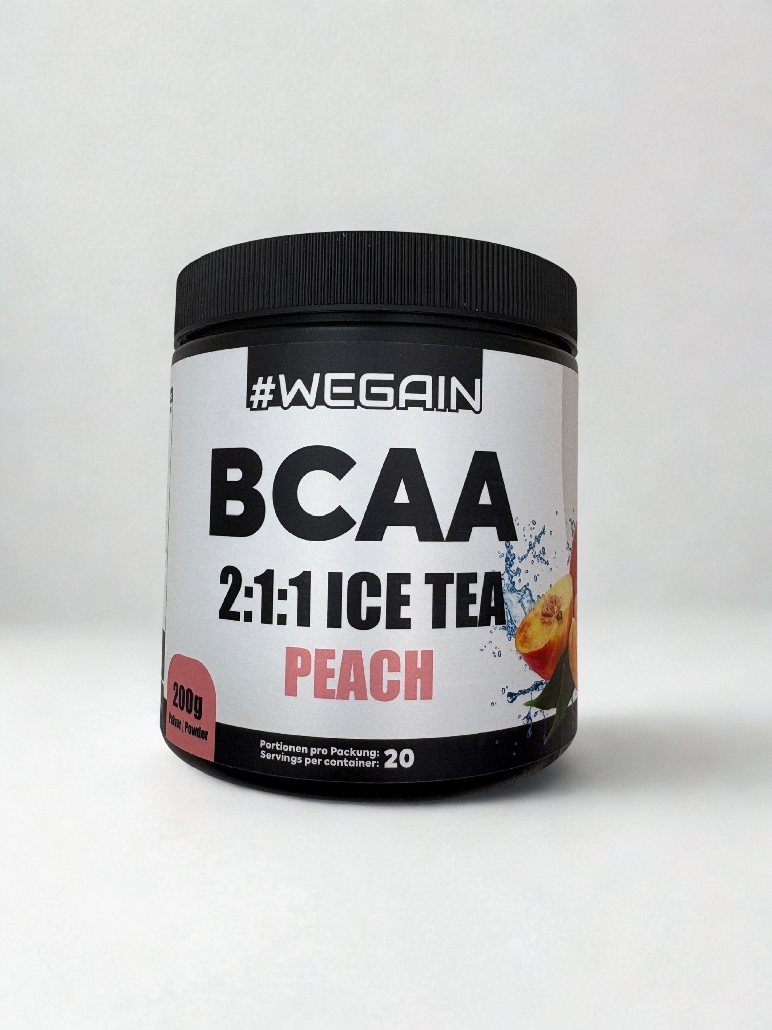 #WEGAIN - BCAA Pulver Ice Tea Peach- 200 g