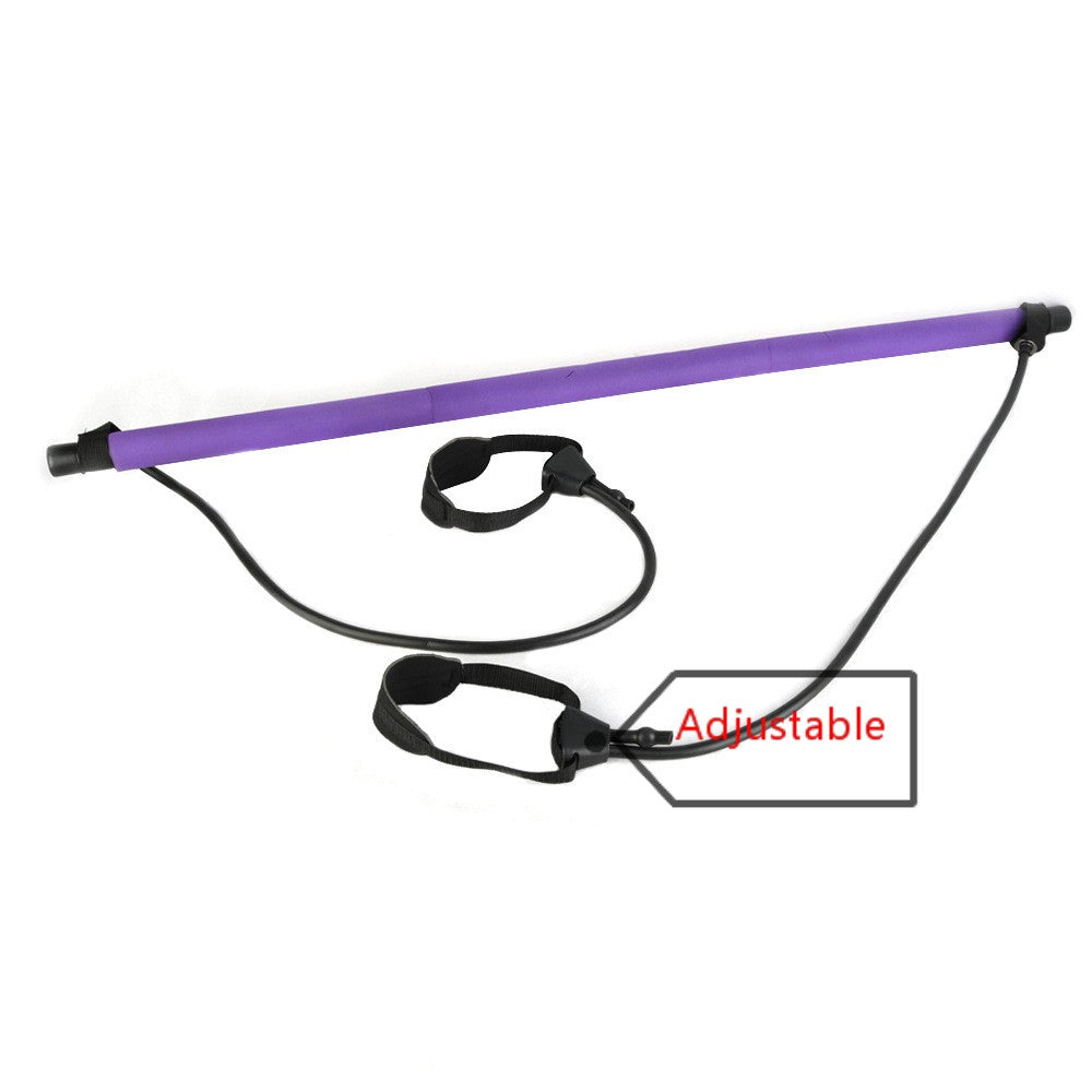 Pilates Stange mit Wiederstandsbändern