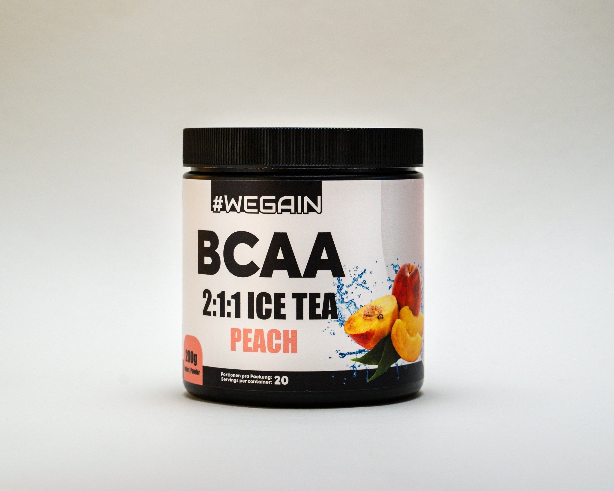 #WEGAIN - BCAA Pulver Ice Tea Peach- 200 g