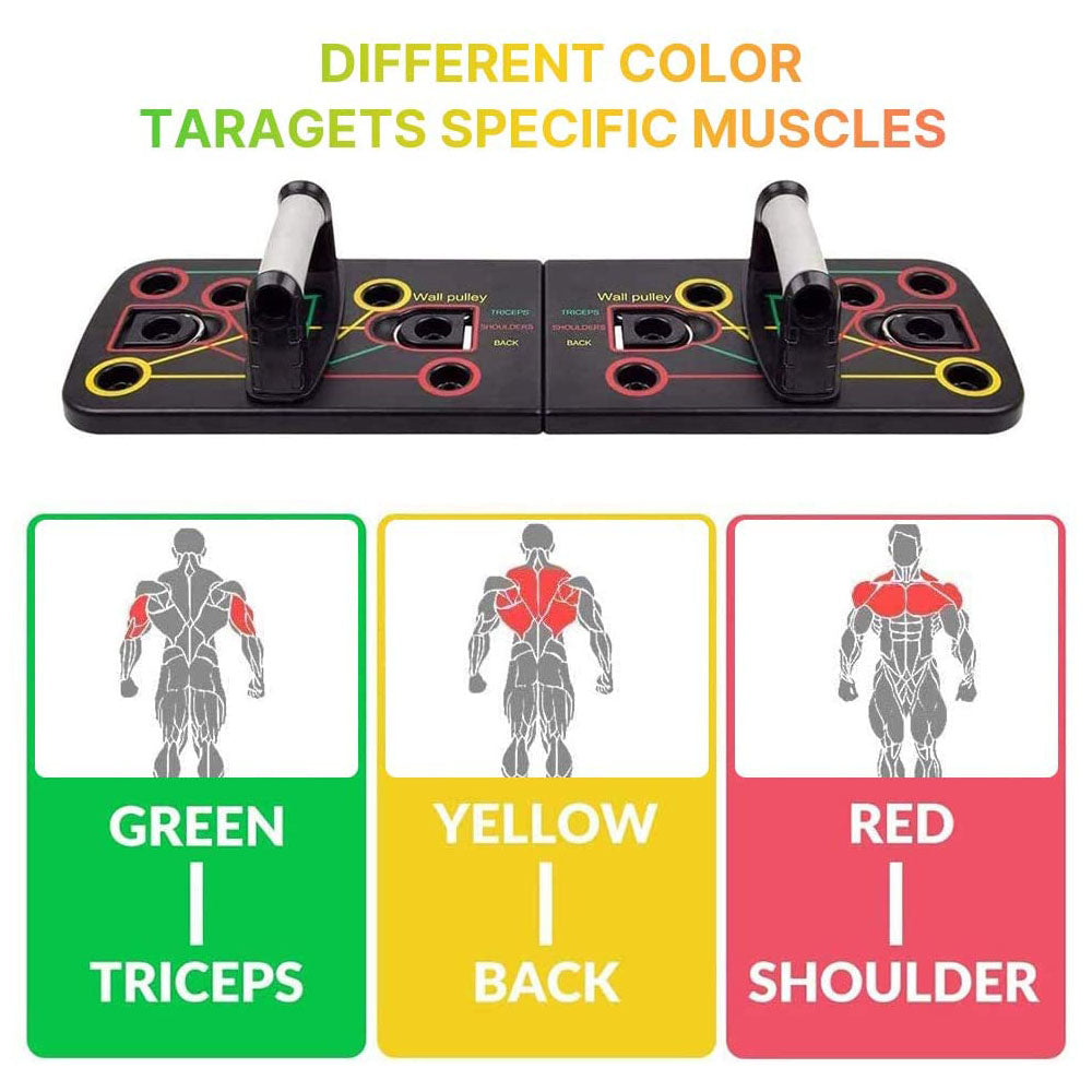Faltbares Push-up Board Set